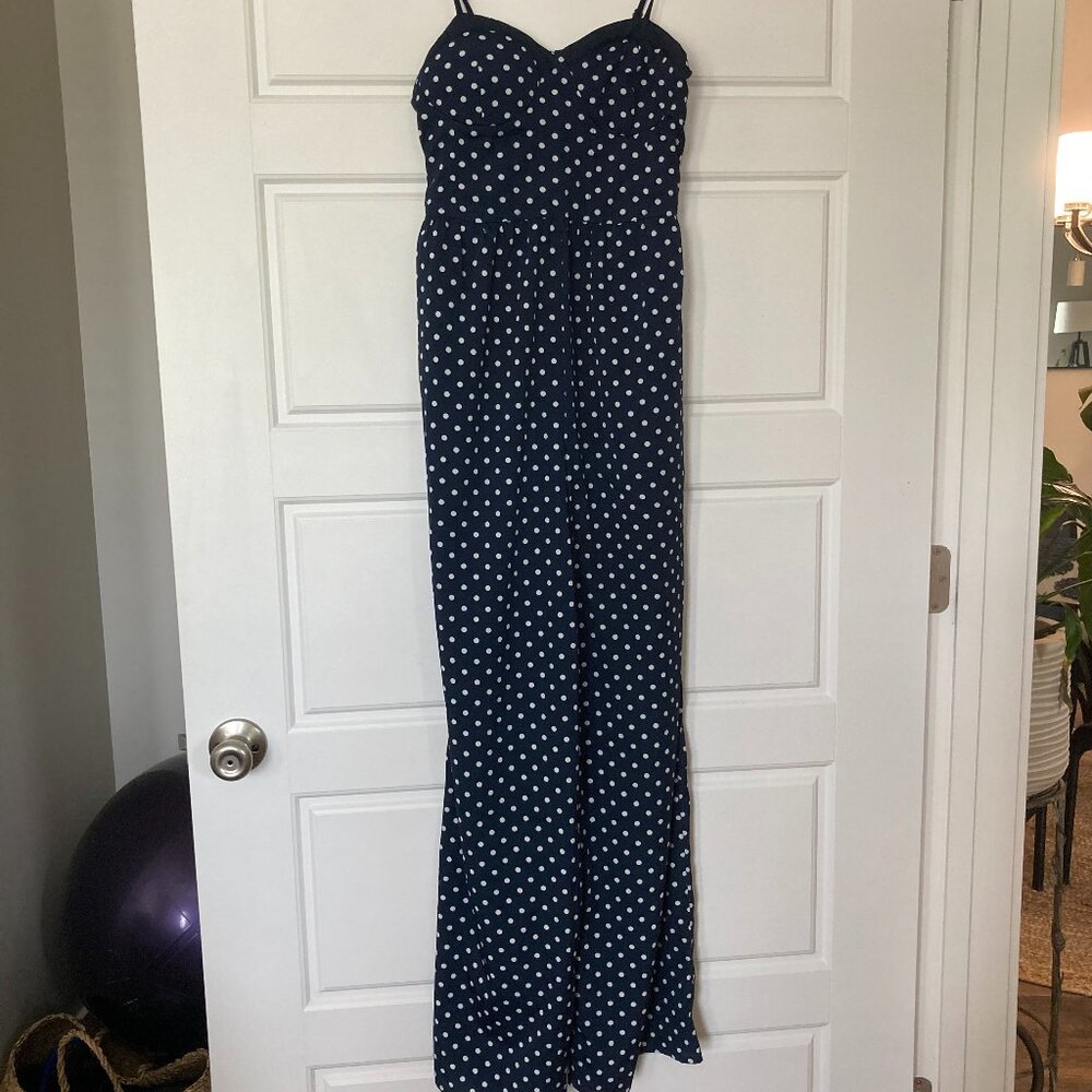 EUC Womens Blue Jumpsuit Sz S